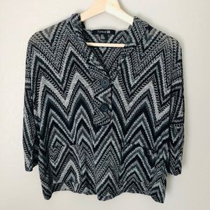 Geometric Patterned Sweater